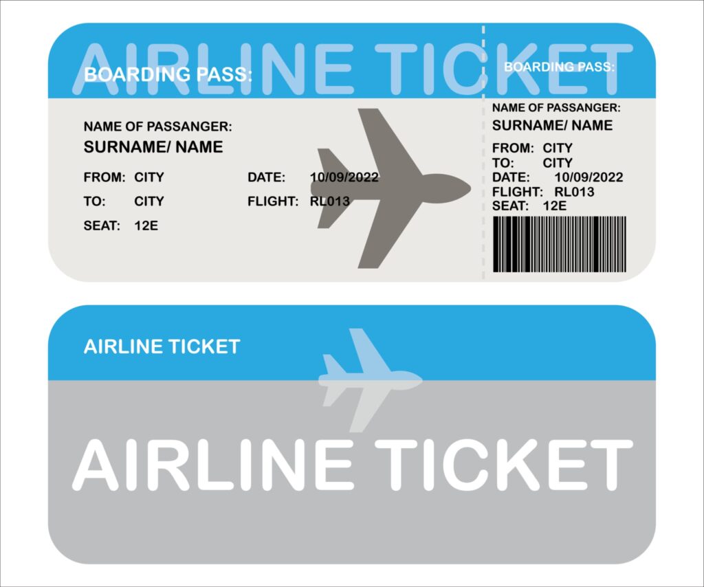 AIRLINE TICKET